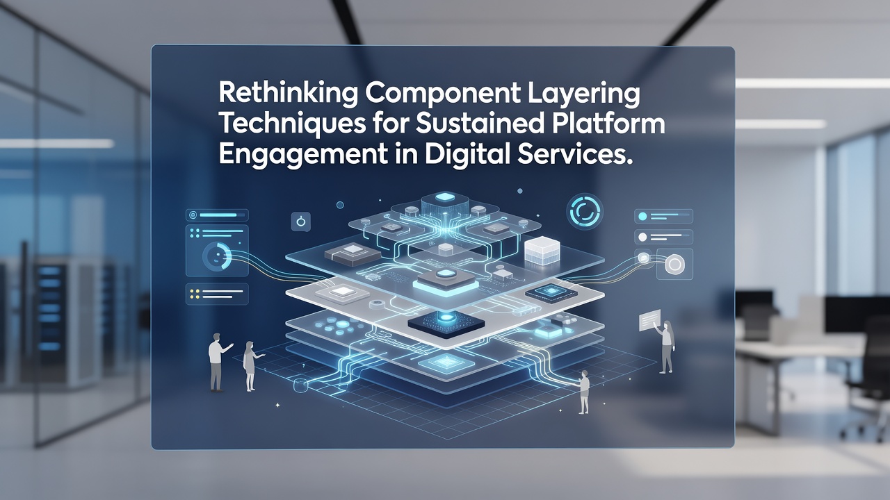 Illustration of dynamic component layering supporting user retention across multiple digital touchpoints